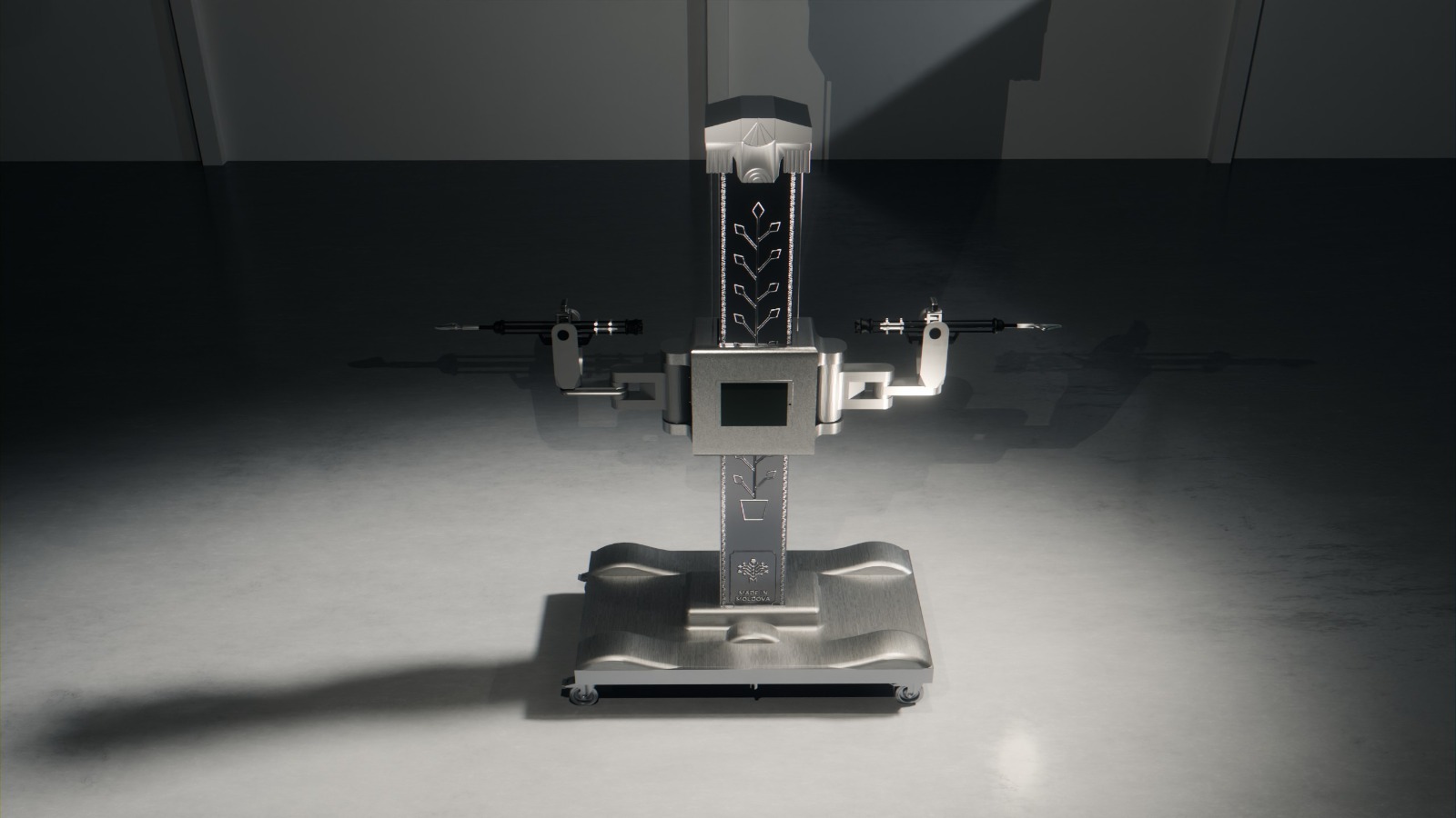 HAR-v1 harvesting robot studio render